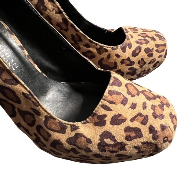 Kardashian Kollection Leopard Print Pumps / Heels Size 7 - Picture 7 of 7